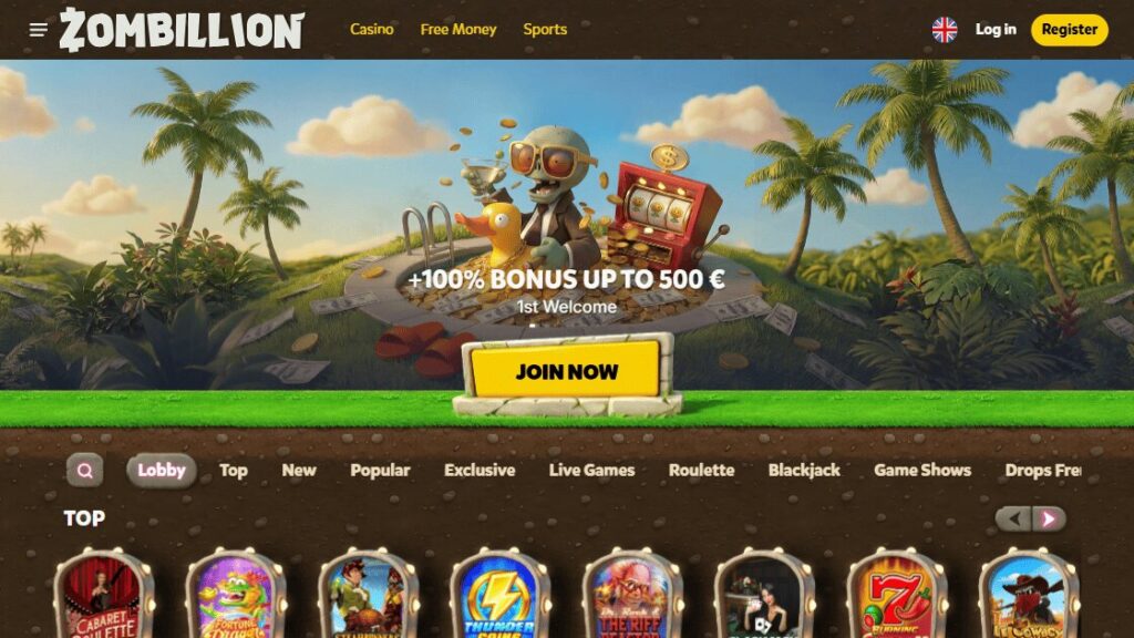 homepage van bookmaker zonder cruks zombillion casino